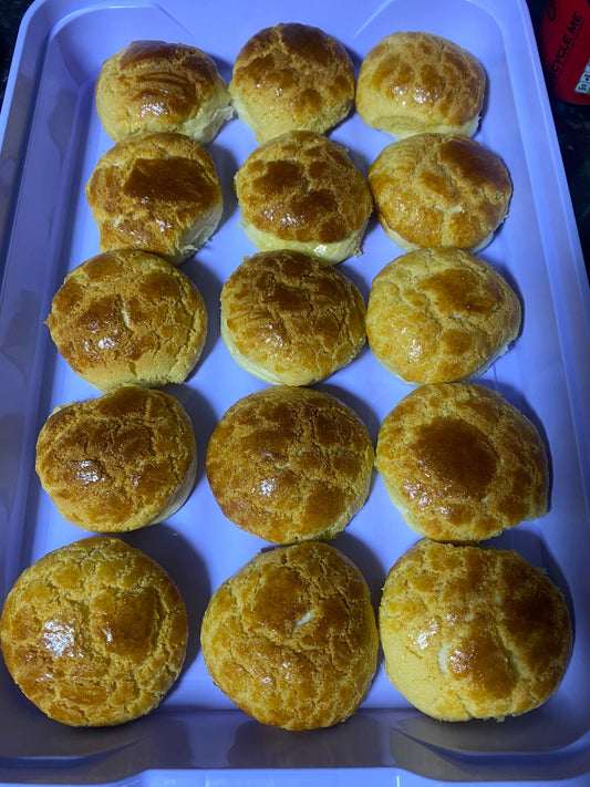 Hong Kong Bun (Mini Pineapple Bun) 3pc