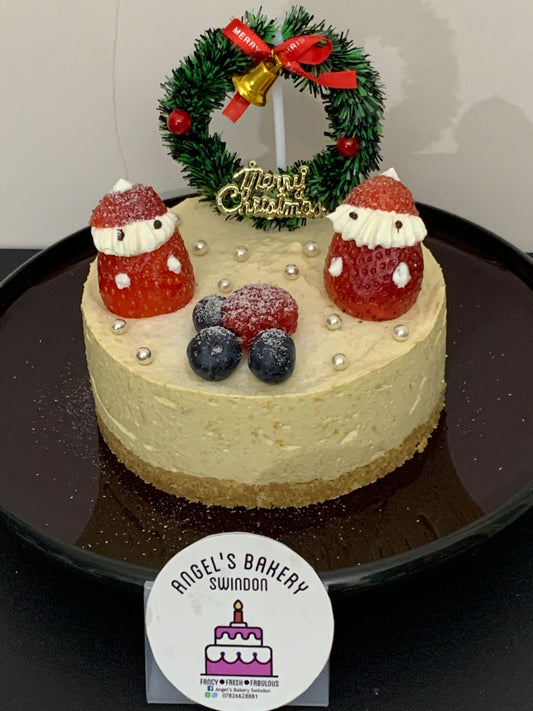 Christmas Theme - 4" Mango Cheese Cake